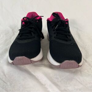 Reebok 5.0 Running Black and Pink Athletic Shoes